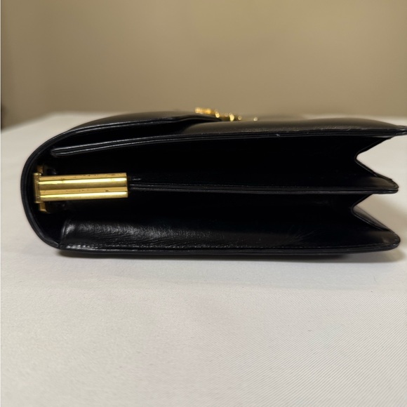 Vintage Céline Horse Carriage Shoulder Bag Black Box Leather - Picture 4 of 10